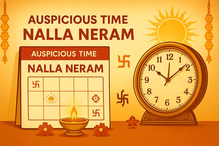 Auspicious Time & Gowri Nalla Neram